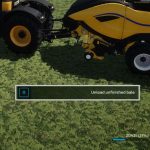 unload bales early v1.0 fs22 2