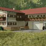 upperbavarian farmhouse with workshop v1.1 fs22 1