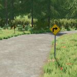 us road signs pack v1.0 fs22 2