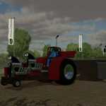 v8 pulling tractor edited v1.0 fs22 1