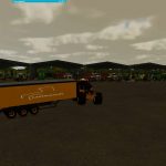 volvo a40 gts semi and trailer and dolly v1.0 fs22 2