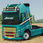 volvo fh16 trucks pack v1.0 fs22 2