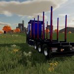 volvo fh16 wood with autoload v1.0 fs22 3