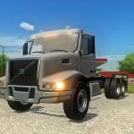 volvo vhd flatbed ar truck v1.0 fs22 2