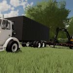 volvo wx64 flatbed ar truck v1.0.0.1 fs22 1