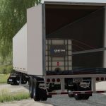 wabash van reefer trailer v1.0 fs22 2