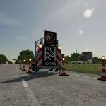 warning trailer v2.0 fs22 2