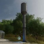 water tower rozhnovsky 25m3 vbr 25u 12 v1.0 fs22 2