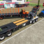 western twin steer truck v1.0 fs22 7