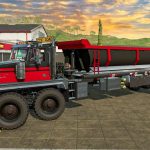 western twin steer truck v1.1 fs22 23