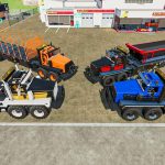 western twin steer truck v1.1 fs22 3