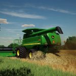 wheat and barley stubble with tire tracks v1.0 fs22 4