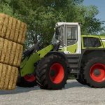 wheel loader bale fork v1.0 fs22 2