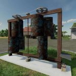 wind generators made with barrels v1.0 fs22 2