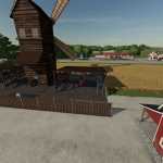 windmill n old style rotary v1.0 fs22 1