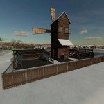 windmill n old style rotary v1.0 fs22 2