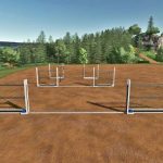 wired fence and rail gate v1.0 fs22 2