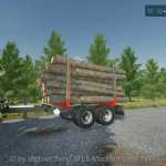 wood trailer v1.0.2 fs22 2