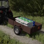 wooden car trailer v1.0 fs22 3