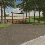 wooden gate v1.0 fs22 1