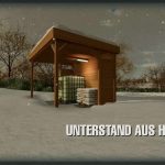 wooden hut v1.0 fs22 2