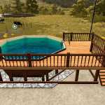 wooden pool deck v1.0 fs22 1