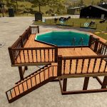 wooden pool deck v1.0 fs22 4