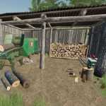 woodpile with old jenz he 700 sta v1.0 fs22 2