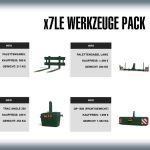 x7le tools pack v1.1 fs22 3