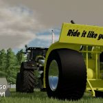 yellow thunder pulling tractor v1.0 fs22 4