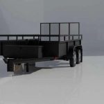 16ft bumperpull trailer landscape v1.0 fs22 2