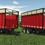 18ft silage trailer v1.0 fs22 1