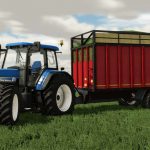 18ft silage trailer v1.0 fs22 2