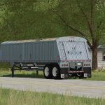 38ft dakota aluminum hopper bottom trailer v1.1 fs22 2