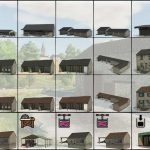 60 buildings pack v1.0 fs22 4