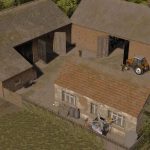 brick farm with cows v1.0 fs22 2