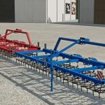 coupling of toothed harrows v1.0 fs22 3