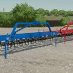 coupling of toothed harrows v1.0 fs22 4