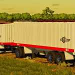 elfierro 3 axle trailer v1.0 fs22 1