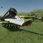 jd hd50f with integrated cutterbar wagon v1.0 fs22 1