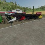 jd hd50f with integrated cutterbar wagon v1.0 fs22 3