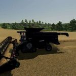 jd hd50f with integrated cutterbar wagon v1.0 fs22 5