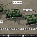 john deere 712 mulch tiller v1.0 fs22 2