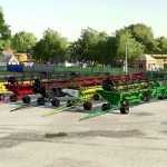 john deere greensystem trailer pack v1.5 fs22 1