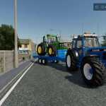 kane lowloader bale trailer v1.0 fs22 1