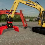 komatsu pc138 uslc v1.0 fs22 2