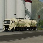 man tgx silo pack v1.0 fs22 2