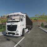 mercedes actros 2022 maersk group v1.0 fs22 2