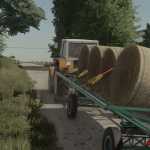 old bale trailer v1.0 fs22 1