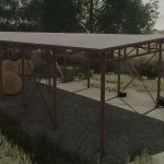 pack of old bale sheds v1.0 fs22 2